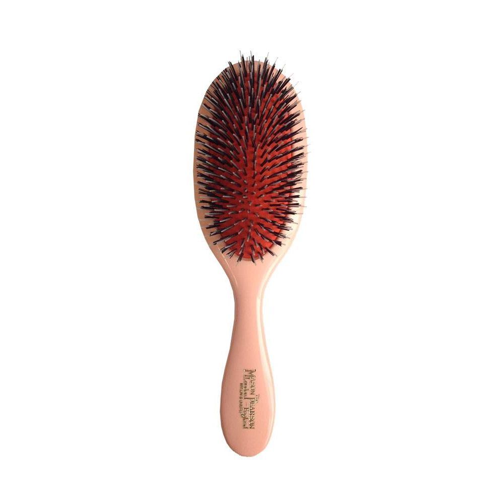 Handy Boar Bristle Hairbrush - Pink
